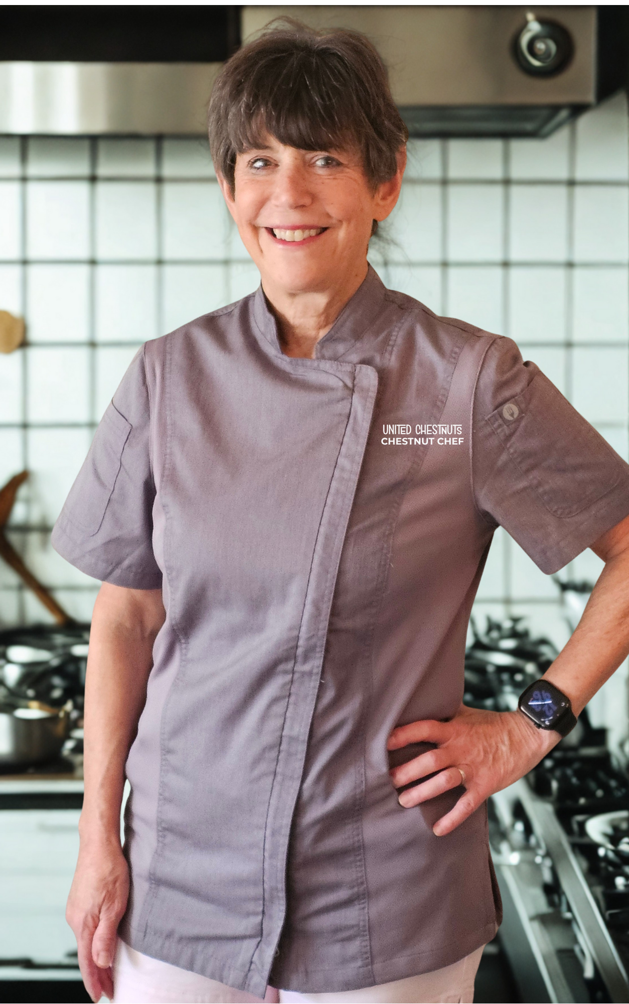 Melanie Jones in United Chestnuts Test Kitchen