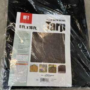 Breathable tarp used to transport chestnut seedlings